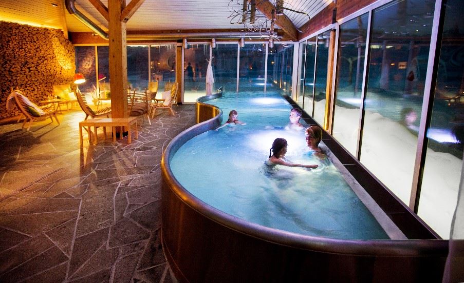 Spa, Camp Ripan, Swedish Lapland