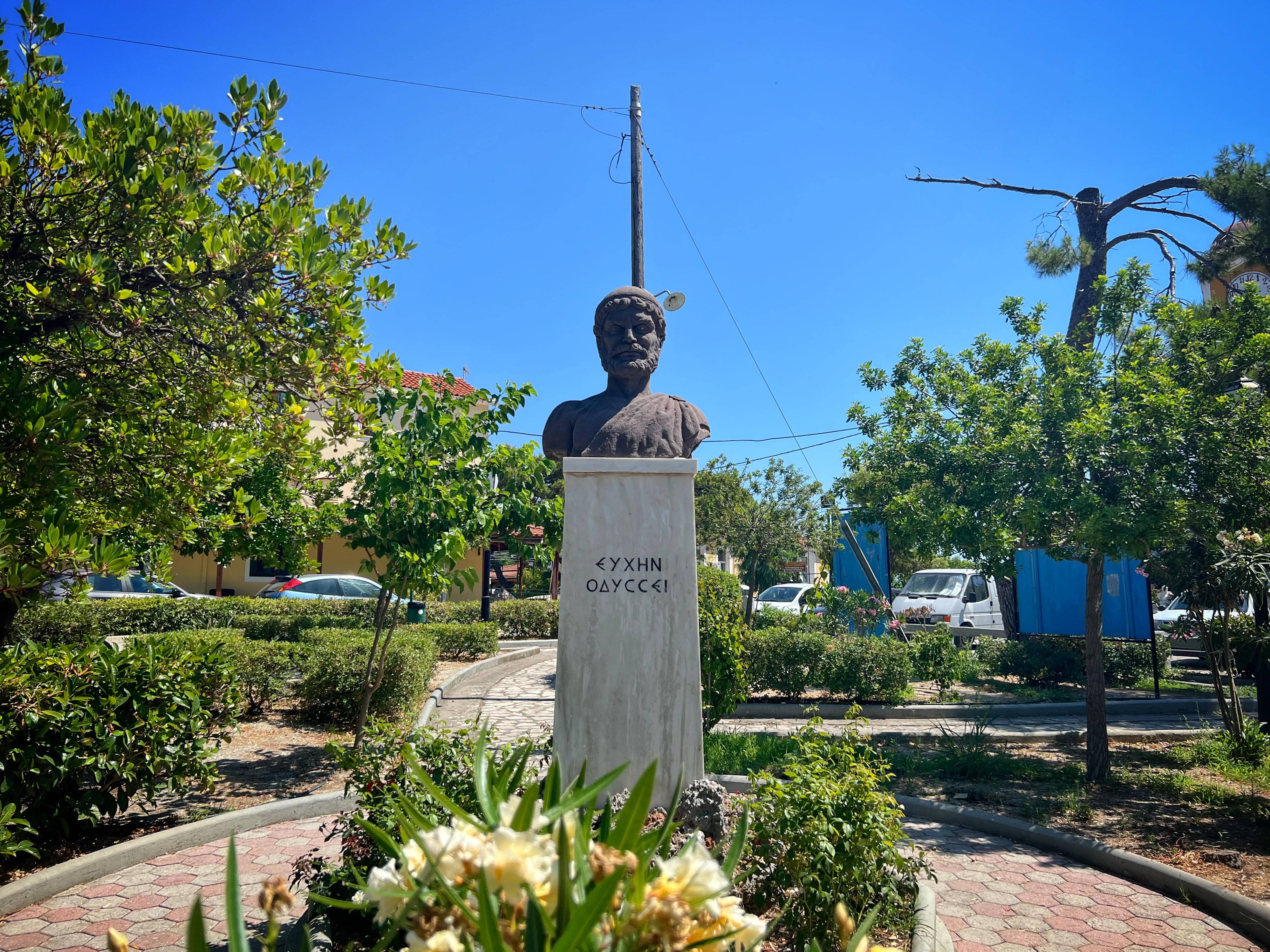 Odysseus bust, Ithaca